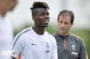 Allenamento pogba